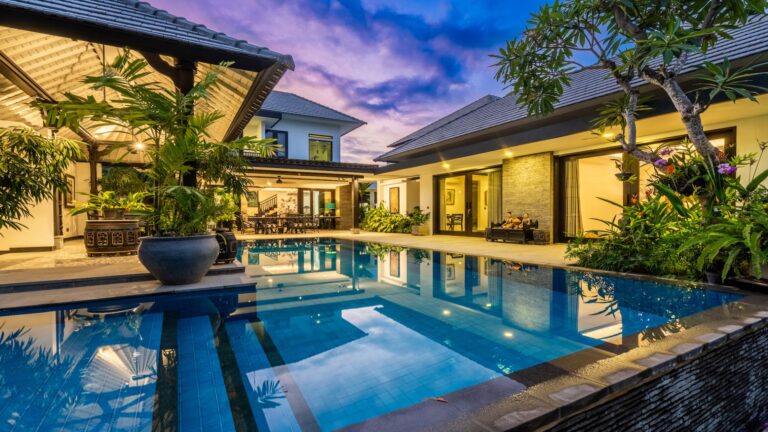 Private infinity pool at Kejora Villa 12 Sanur
